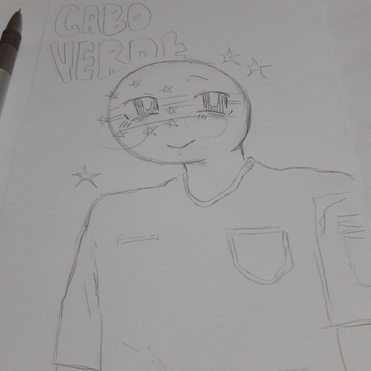 Boritsuu's tweet photo. Cabo Verde
#Countryhumans #CH https://t.co/xKnbeUz5Ws