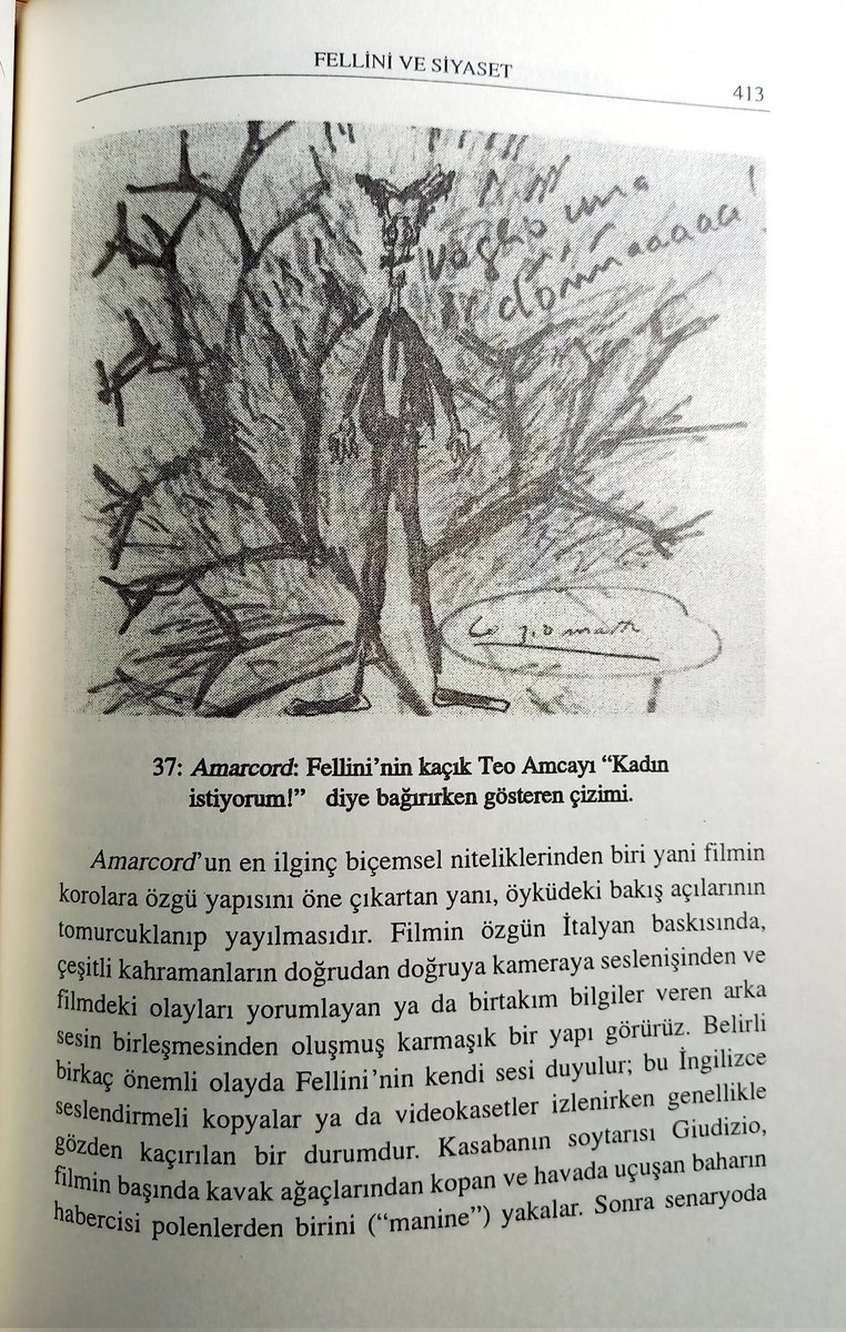 mehtapklm's tweet photo. La voce della luna filminde Fellini karakteri Ivo'yu şöyle konuşturur;

"Anımsamayı yaşamaktan bile daha çok seviyorum. Zaten aralarında ne fark var ki."

Amarcord Fellini'nin tam da anımsadıkları. Kendi dünyasından İtalya tarihine uzanan eğlenceli bir yol. https://t.co/pgv1Fu5viF