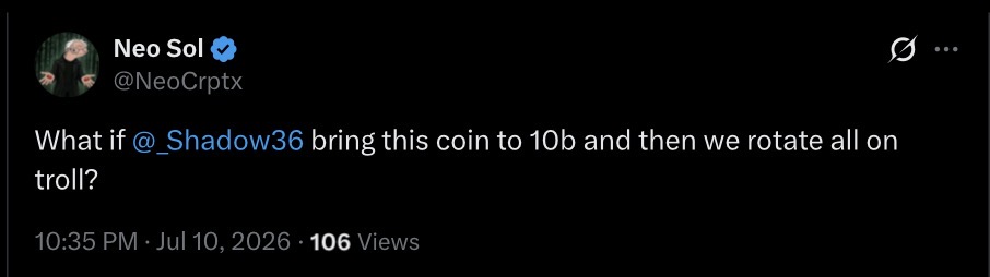 HJonatan127's tweet photo. What if? 👀 @NeoCrptx

That was exactly my point the whole time. Read my full thesis below. 

Thesis stay the same. Few. 

$troll $retire $buttcoin $giga $febu $ansem $haaland https://t.co/oRvqwOPtw3