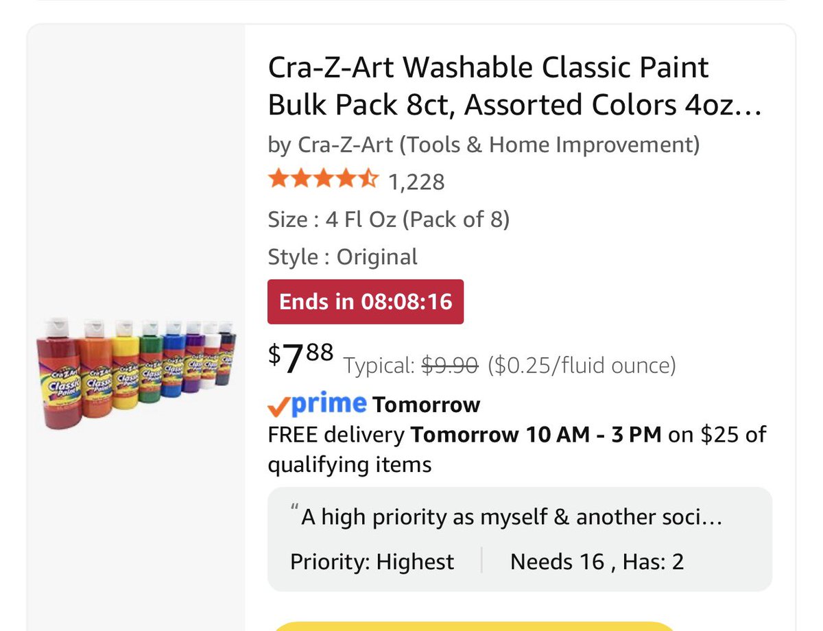 AvensMomma's tweet photo. A little over 8 hours, and so far yet to go to reach my hopeful goal!

RP are so appreciated! I would 💗 to get closer to my end goal! If you can help in any way, I’d be extremely grateful 

#clearthelist #BeAGoodHuman #I_Am_A_Teacher 

https://t.co/pmGDWN6xE7 https://t.co/8CKJ429CS7