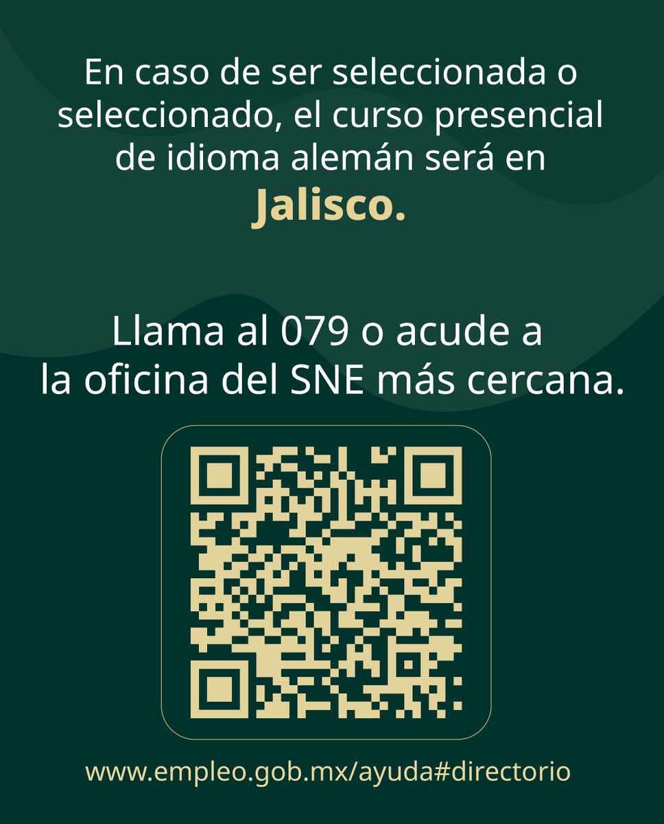 empleogob_mx's tweet photo. 🇩🇪 #OfertaDeTrabajo en Alemania para personas tituladas de enfermería⚕️💉🩺🏥

La jornada de vinculación laboral se llevará a cabo del 21 - 25 de septiembre.

⏰ Postúlate antes del 14 de septiembre en la oficina del #SNE más cercana a tu domicilio:
👉 https://t.co/NhqXdRT7iu https://t.co/Ac7X1Mo1B6