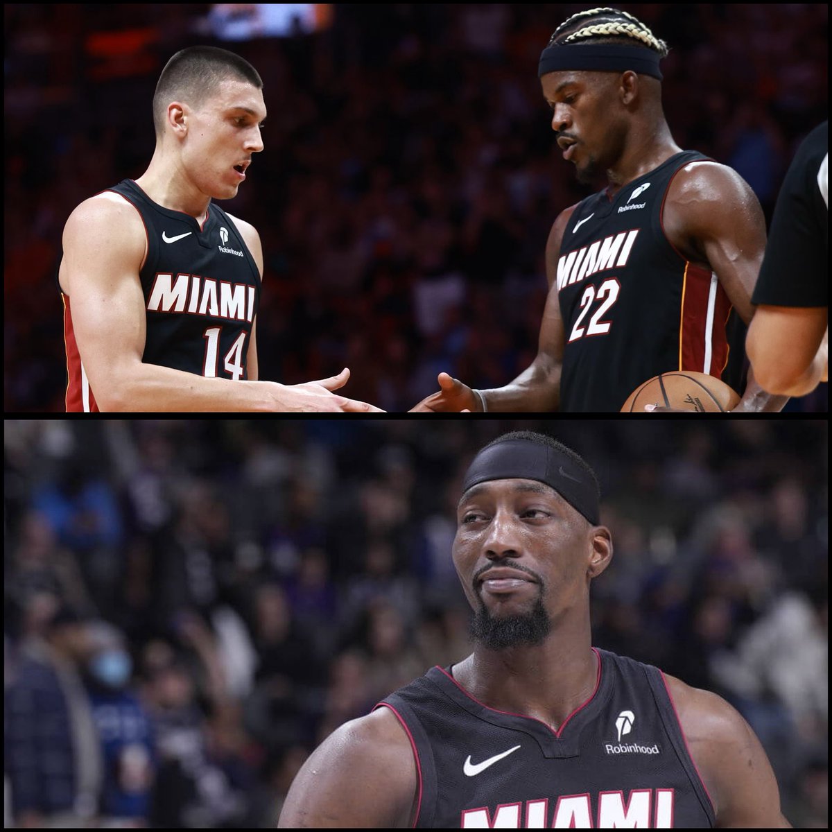 HEATVSREFS's tweet photo. I’ll take the top 2 guys over the bottom guy all day https://t.co/SQ8Mq6Crj6