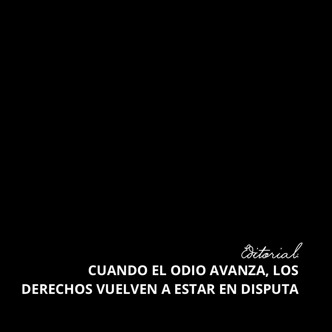 CataldoIglesias's tweet photo. EDITORIAL | Cuando el odio avanza, los derechos vuelven a estar en disputa

Los discursos de odio no aparecen de un día para otro. Se construyen, se naturalizan y terminan erosionando la convivencia democrática. Propongo reflexionar sobre cómo el odio deja de ser una opinión para transformarse en una práctica que amenaza derechos, y por qué la llamada “agenda de derechos” es, en realidad, una historia de luchas sociales por la dignidad. 👇🏽🧵