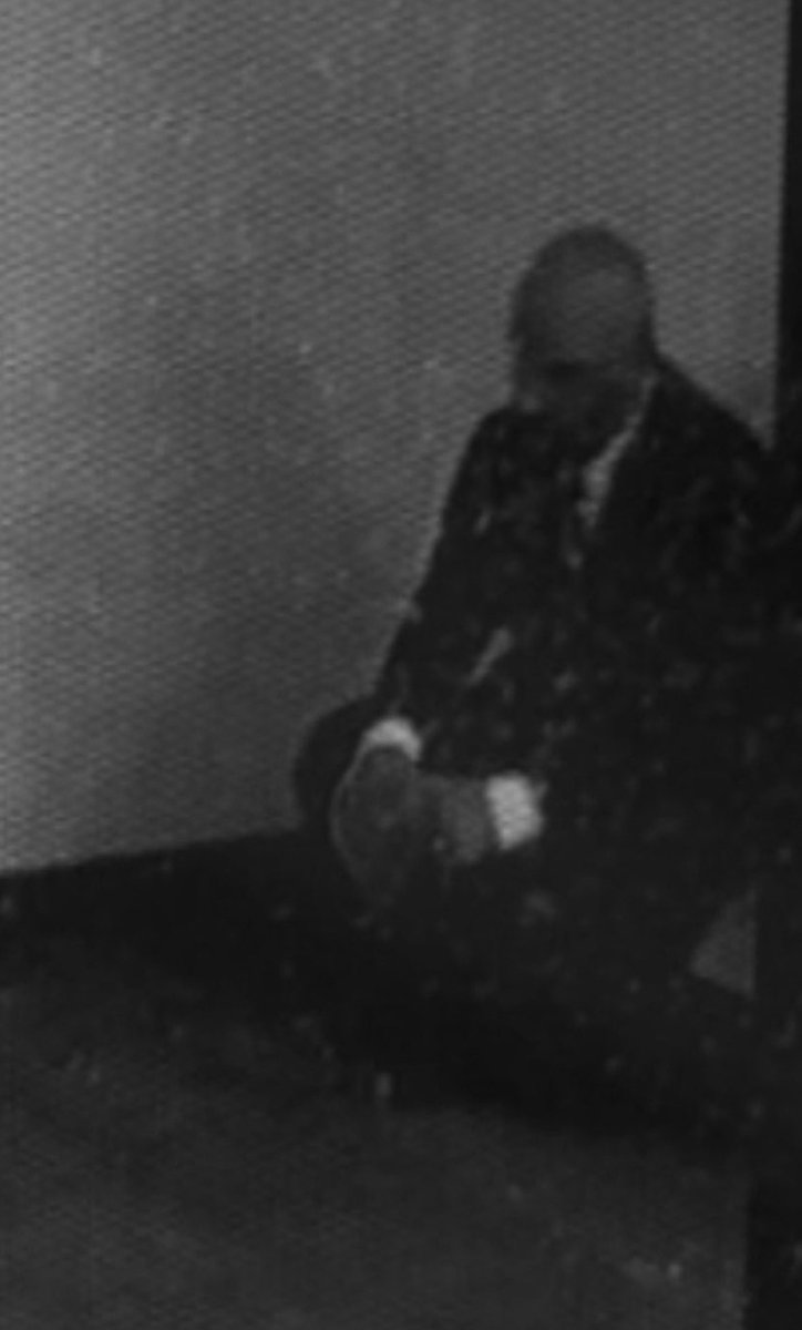DoctorTurtleboy's tweet photo. Here is a picture of Michael Proctor sitting outside his deposition on June 25 pretending to have a panic attack so that he could avoid going back in. He is now alleging that this information came from Karen Read, but as you can see from this still photograph, it obviously came from another source who witnessed this public display of shame.