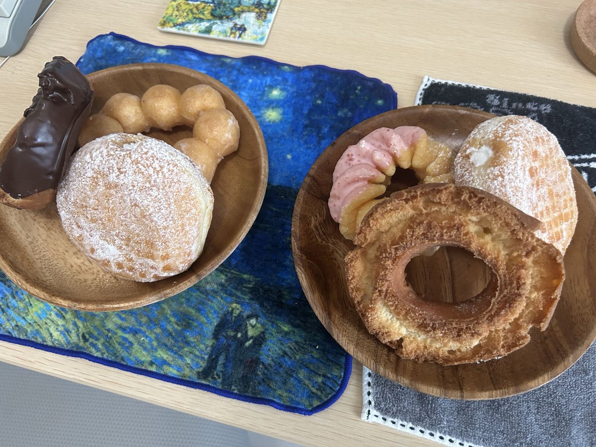 lat_909's tweet photo. 朝ド🍩
このあとお出かけ🥳🥳 https://t.co/HNWzS3dqLA
