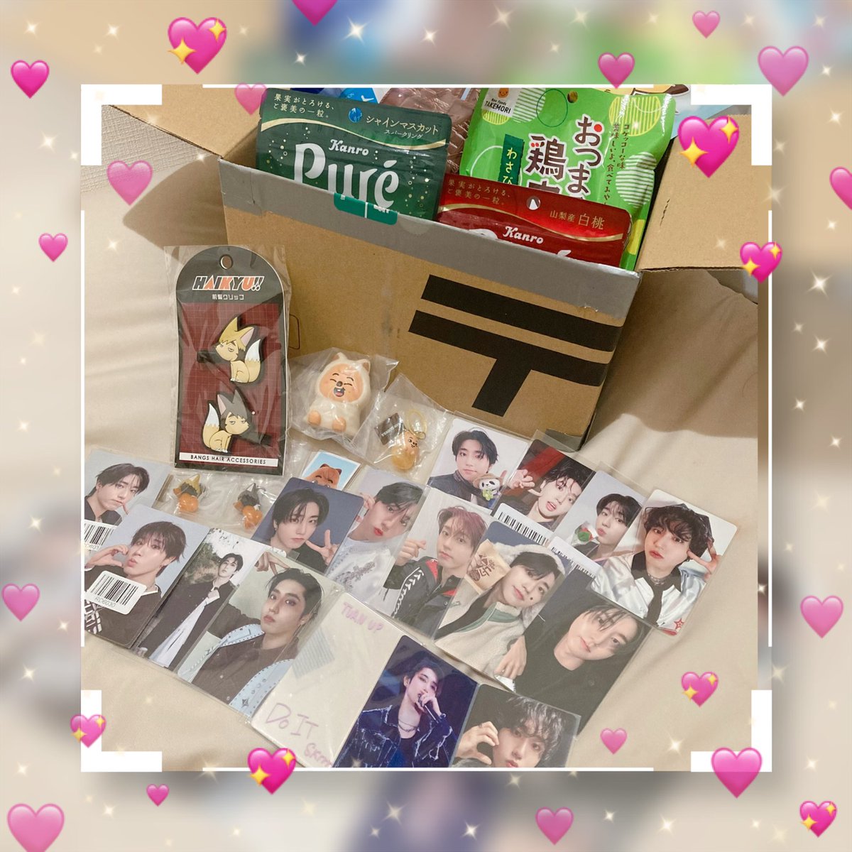 O914__Han's tweet photo. 感謝してもしきれないち〜ちゃん🦊💚ジソンくんとクォッカだけじゃなくて、双子もいただいてしまい圧倒的感謝・・・ッ‼️‼️嬉しくて雄叫びあげちゃった🥲いつも本当にありがとう🥲 https://t.co/LkjfYriNhQ