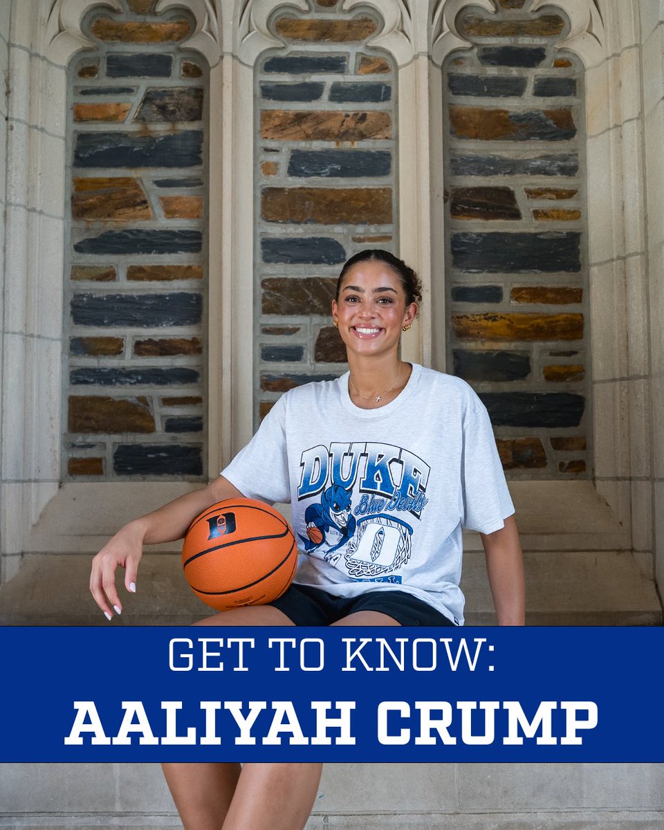 DukeWBB's tweet photo. Get to know: Aaliyah Crump https://t.co/1HRXoZAWpU