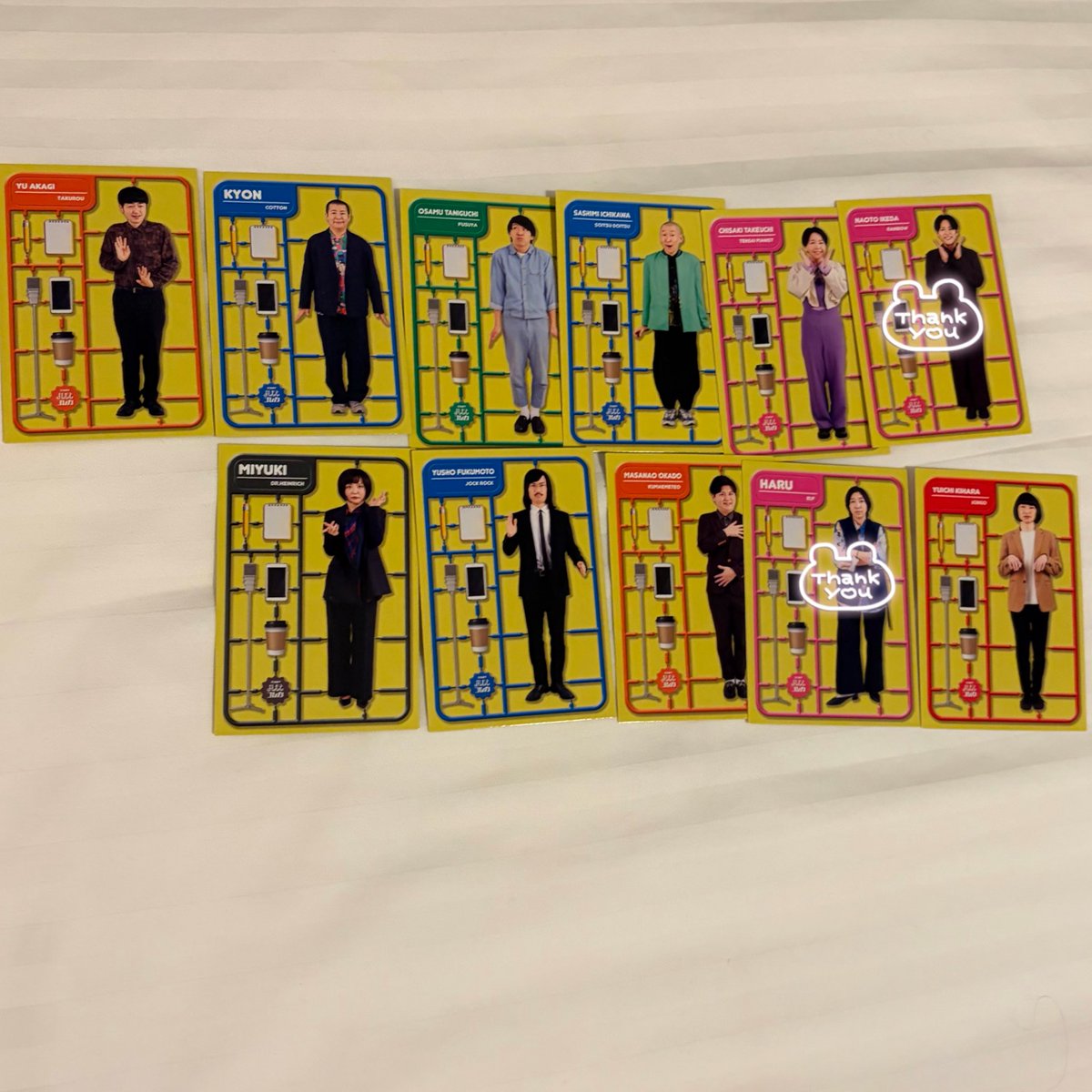 lovedol_z's tweet photo. よしもとコレカ 7th edition 第7弾 交換

【求】金魚番長>例えば炎

【譲】画像参照
※同種交換希望

郵送のみ・比率違い対応可⭕ https://t.co/fVEjTi56SX