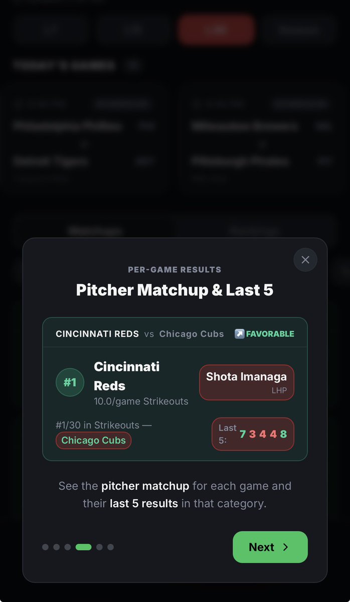 PlayerPropPlus's tweet photo. I just added a helpful tutorial to Player Prop Plus app! For all returning users and new users, you’ll see step by step instructions on where to filter and what each stat is showing you. 
Hopefully this helps and we can all win more! 

My app is FREE and shows batting teams with the most/least strikeouts, hits, HRs, & walks. Then shows today’s pitcher matchup and their last 5 game results. 

Start making more data-backed, analytical bets today!
Player Prop Plus - https://t.co/g9Pk4cfeih

#GamblingTwitter #GamblingX