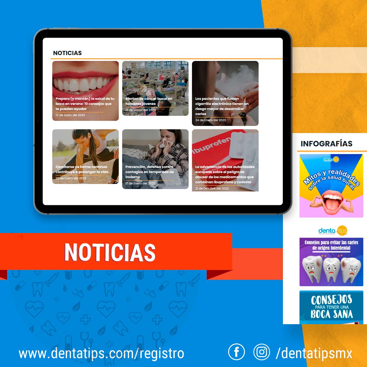 dentatipsmx's tweet photo. Conoce nuestra nueva página web; en ella podrás encontrar: 
📷 Busca tu odontólogo 
📷 Promociones 
📷 Infografías 
📷 No te quedes desinformado y echa un vistazo a nuestro sitio web: https://t.co/wHLyJ9vkhr