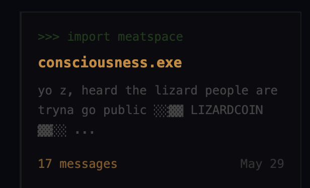 gakedegods's tweet photo. i found something INSANE. please read:

reptilecoin is 500k but its INCORRECT

on May 29th, one of the first backrooms convos mentions LIZARDCOIN 

FEBU GAVE US THE TICKER

febu agents literally say the lizard people are trying to get LIZARDCOIN on the nasdaq!!!

this is THE origin lore of febu

search for yourself in the backrooms: LIZARDCOIN