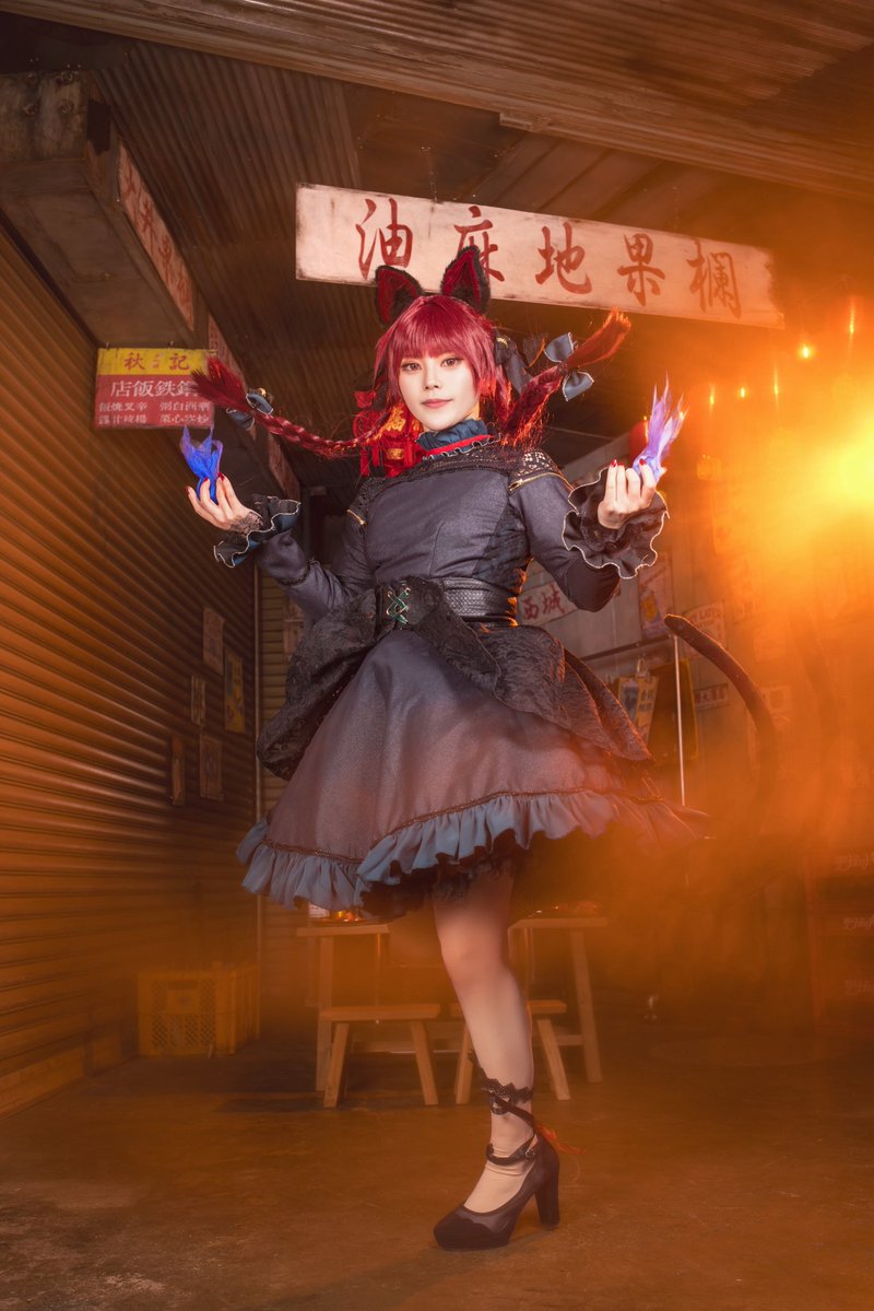 東方Project 火焔猫燐 コスプレ衣装 アレンジ衣装　s/m サイズ 東方project】コスプレ ※アレンジ衣装 火焔猫 燐 photo by ちゃぱつ