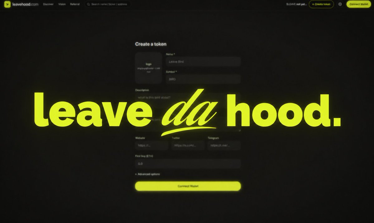 leavedahood's tweet photo. Leavehood is really gonna make you leave da hood,

$10,000 in on the line for the first 5 coins to bond on the launchpad.

Only condition:

Be an organic community.

And don't worry about DEX, we're covering it too 🤝

>> https://t.co/E1WI2BY3XE << https://t.co/iWFndw6diy