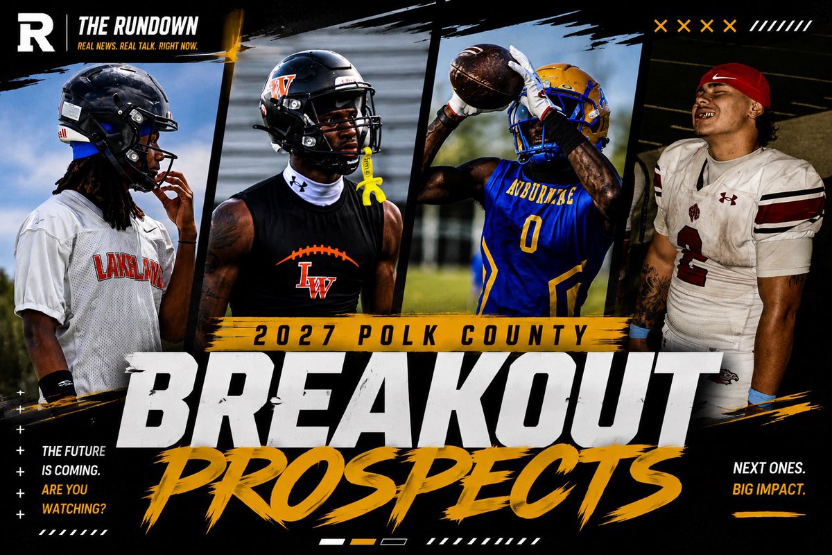RealNews102's tweet photo. Exclusive: The Rundown | 2027 Polk County Breakout Candidates to Know Before the Season ⭐️ 

@D1kamari2 @jokerwondr @xavionmitchell_ @edwards_takeo @4_wayyyzz @Majormcb @3DanielJames @Messiah2borders @ReaganKorlacki @shard_k3 @MarcusBankston_ @TravorisBlack4 @Brayden8Scott @OTyberius14 @DarrinW23 @Kobie_863 @PeezyWeirr @Jase_Diesel09 @AntonioGlover_0 @Jarien_Wilson9 @Raymond2027Diaz @Cael_Straub @Abraham_ponce23 @NortonTayvon 

Subscribe: https://t.co/4dqltiUPfj