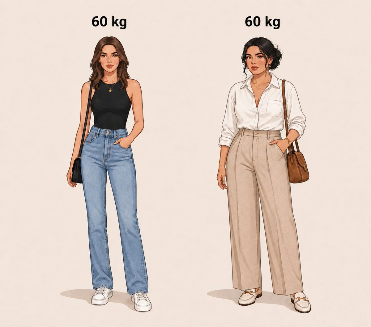 ellie69i's tweet photo. 60 kg vs 60 kg — Which style do you prefer? https://t.co/jR7wMQs1Yt