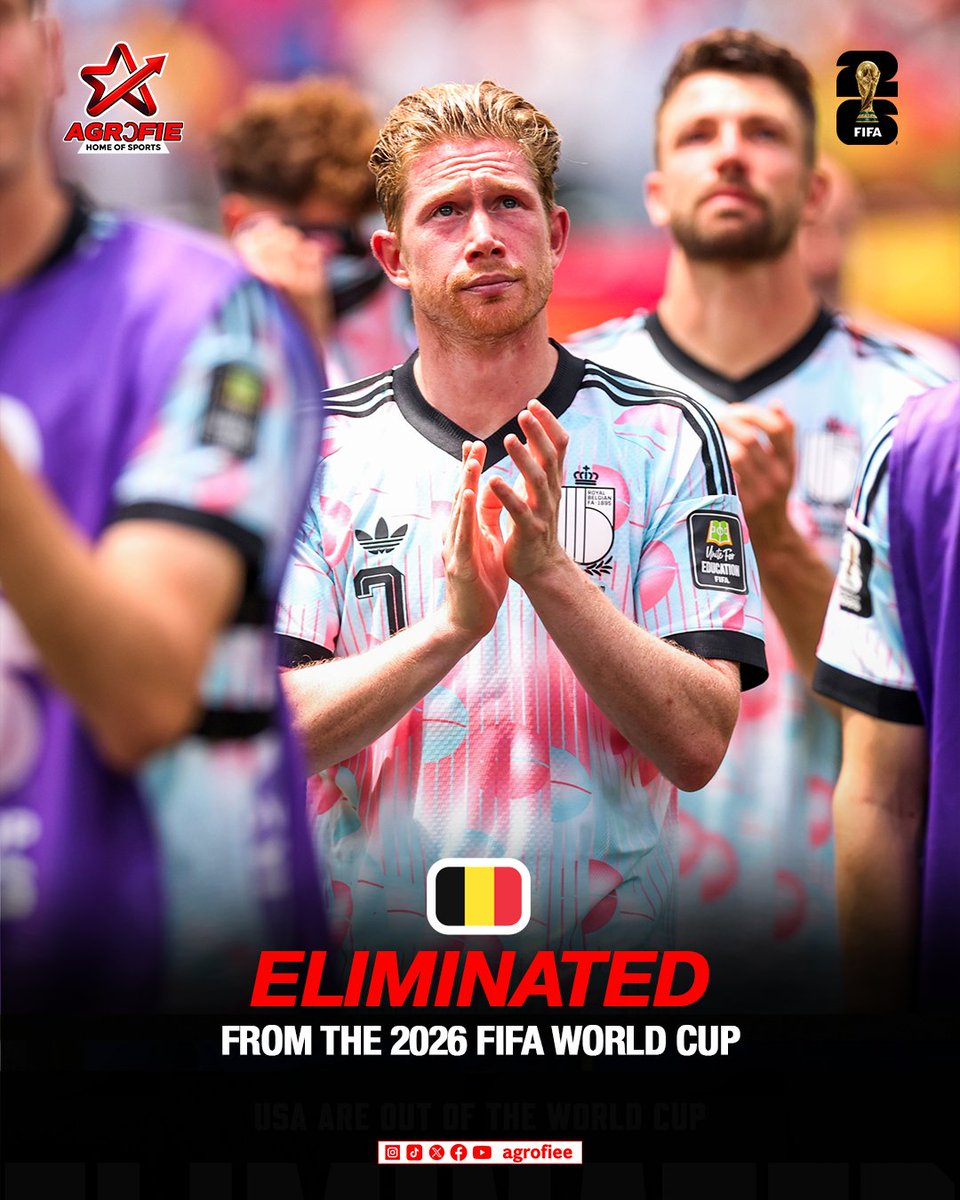 agrofiee's tweet photo. 🇧🇪 BELGIUM ARE ELIMINATED! The Red Devils' impressive World Cup journey comes to an end after a hard-fought battle in the quarter-finals. 👏💔 https://t.co/QaUcDiR9Zg