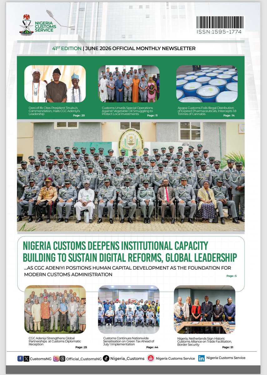 NIGERIA CUSTOMS tweet media