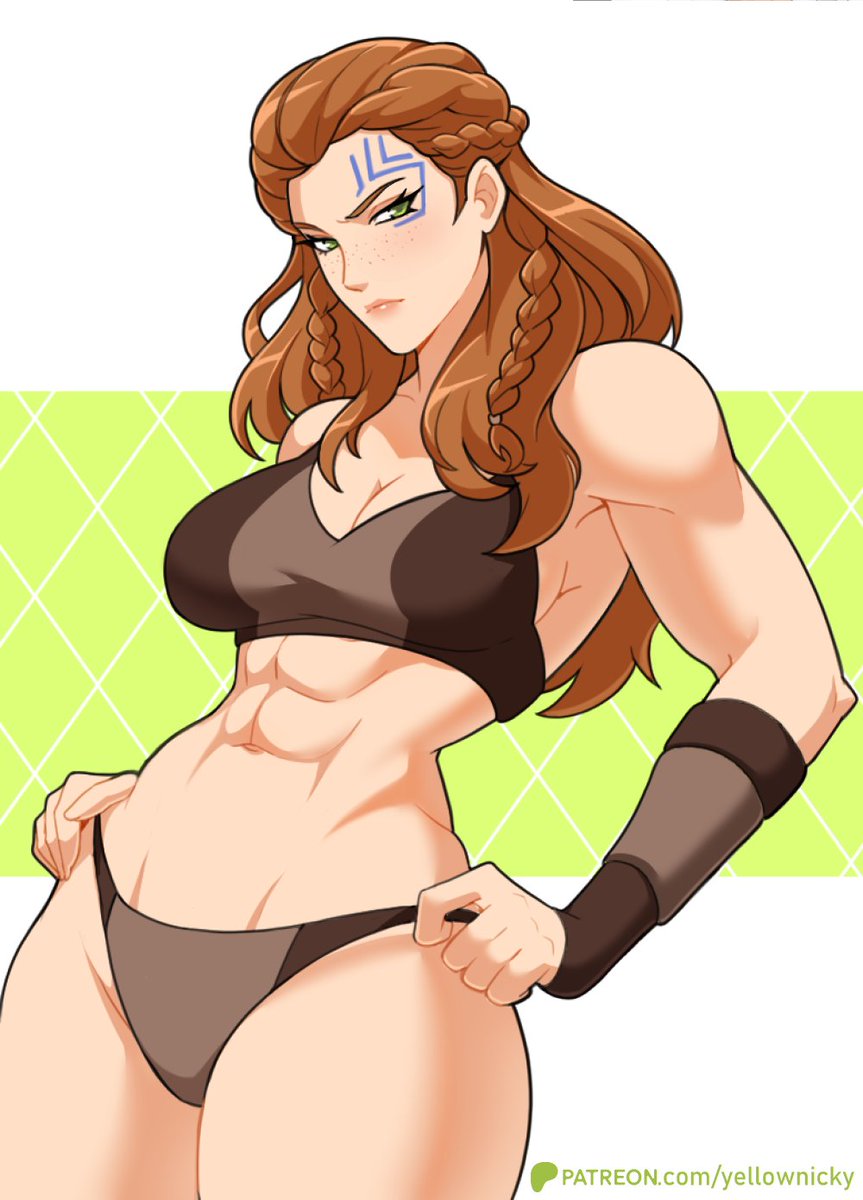 yellow_nicky's tweet photo. After the Workout 🔥
#aloy https://t.co/B7riquDtGp