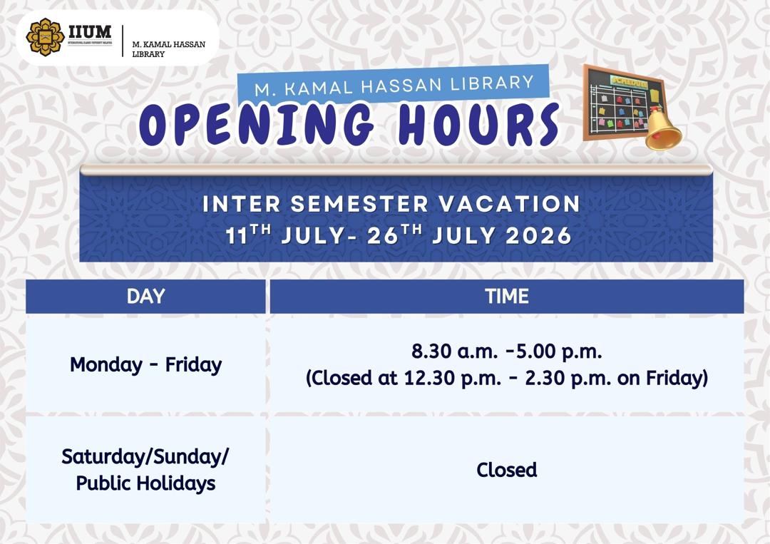 IIUMLibrary tweet picture