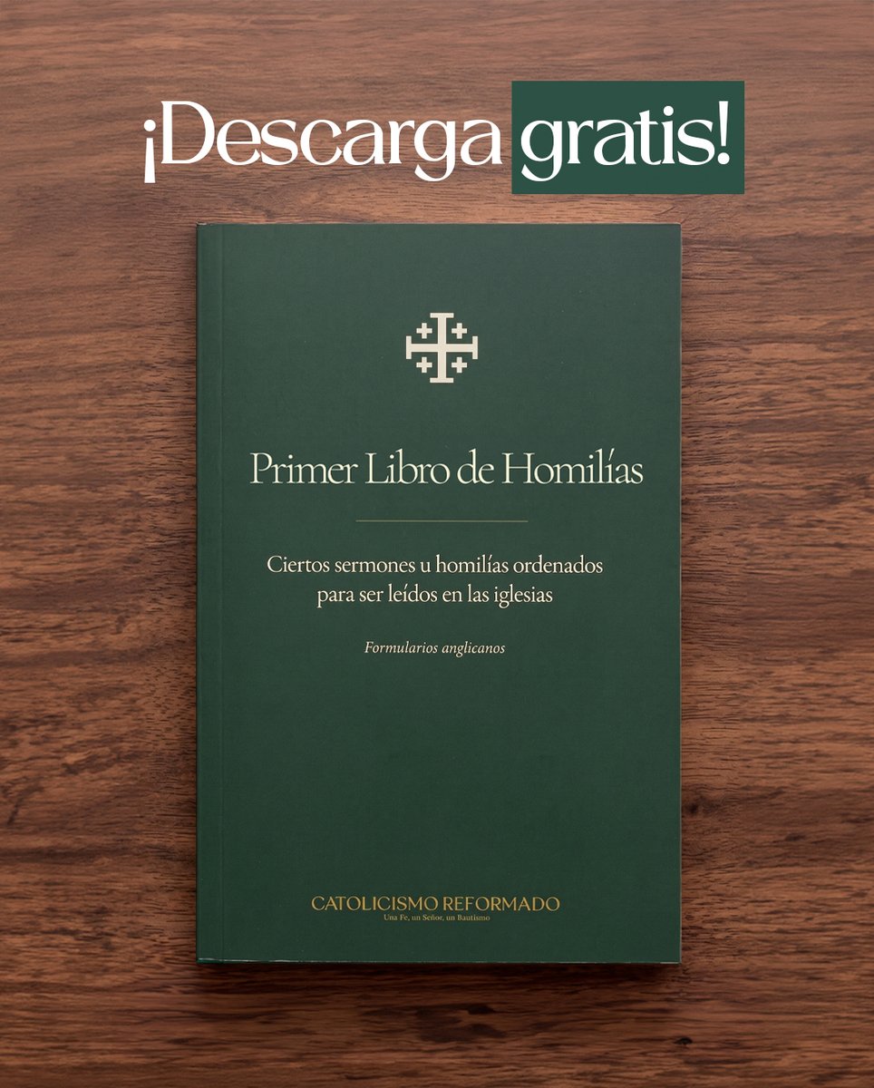 CatolicismoRef's tweet photo. El Primer Libro de Homilías es una obra fundamental para comprender la confesionalidad del anglicanismo.

Esta traducción al español sigue el texto establecido en la edición de 1623, preservado desde entonces por la Iglesia de Inglaterra. Además, incluye un completo aparato crítico con referencias bíblicas y citas de los Padres de la Iglesia.

Descarga aquí: https://t.co/6zMefgFRFg