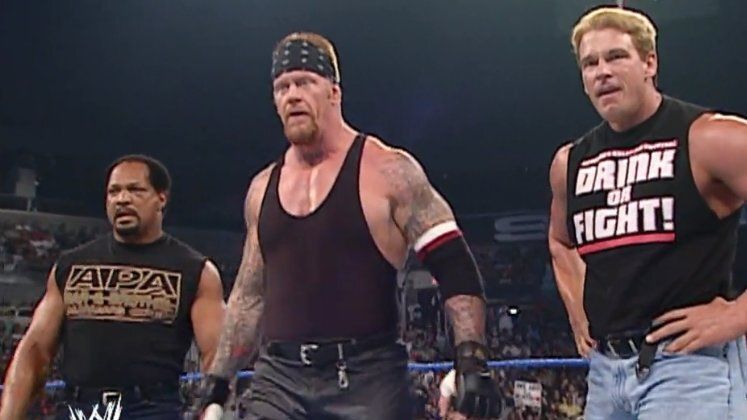 Justin_SofOK's tweet photo. The goth kids are all grown up. #wwe03 https://t.co/XM3BEL9UBv