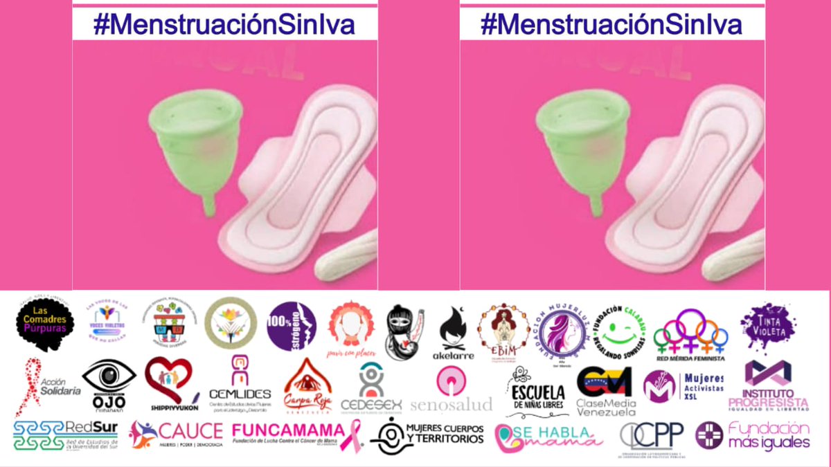 audi_ec's tweet photo. ¿Sabías que las mujeres gastan una parte importante de sus ingresos mensuales solo en gestionar su periodo? En la Venezuela post-sismo, este gasto es inviable para las familias vulnerables. Liberen el IVA. #MenstruacionSinIVA https://t.co/Q80LxwvBwq