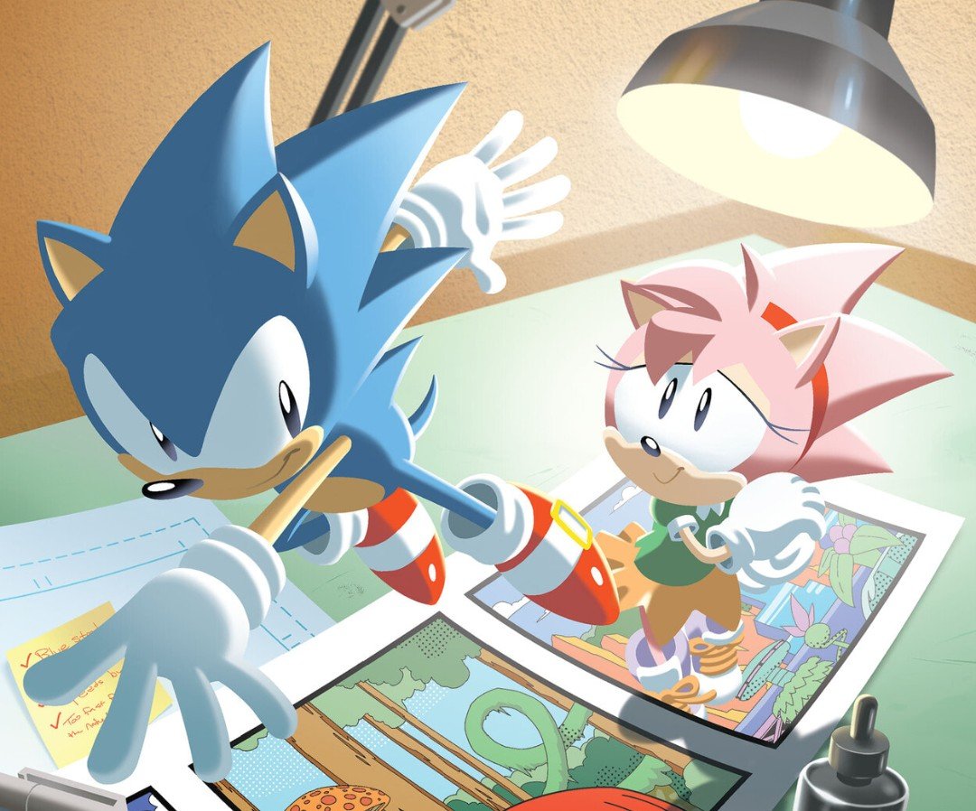 dany_miya's tweet photo. @ChaddyFantome @nuckles87 IDK, I've seen more displays of love from Amy in the IDW comics than in the later games 🤔 (before Ian Flynn came in and "ruined the series") https://t.co/2kWGYUqPDl