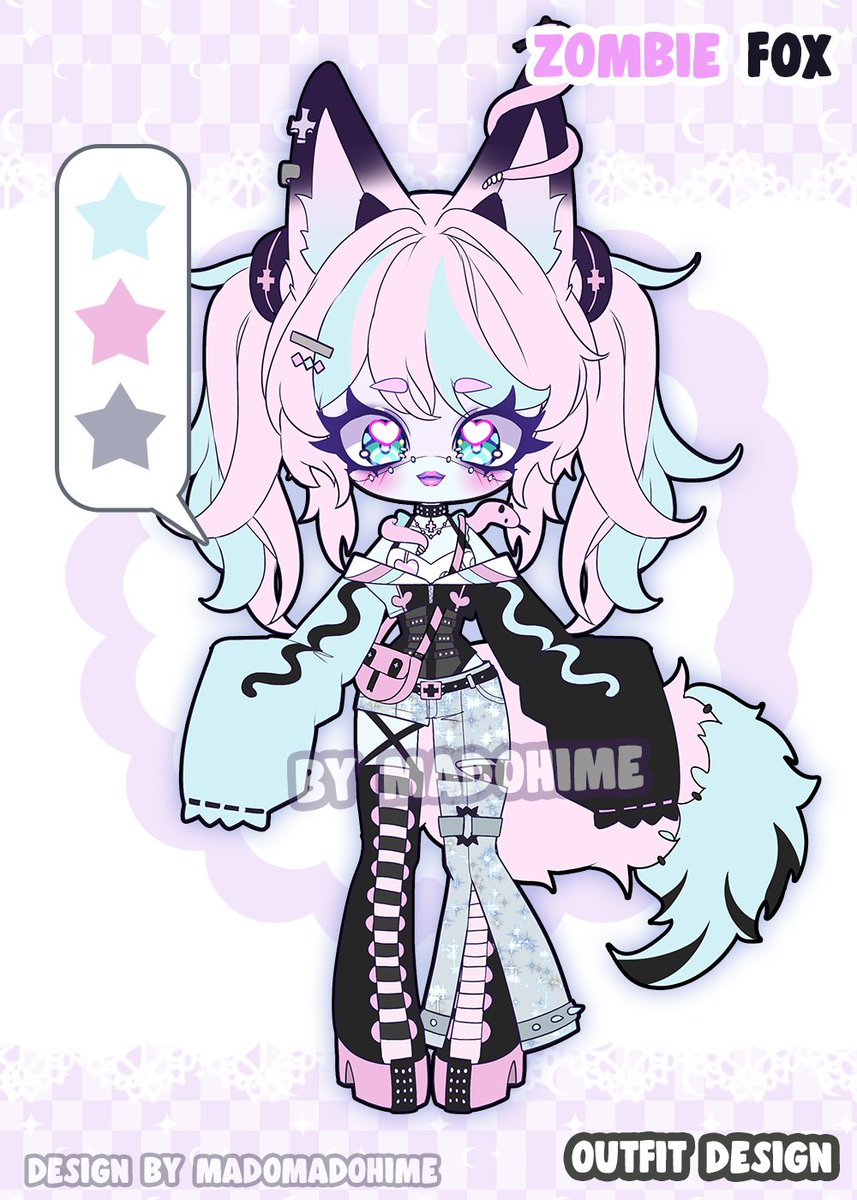 madomadohime's tweet photo. 🩷🩷 Zombie Fox Adoptable Design 🩷🩷
Likes and shares are very much appreciated<3
A cute zombie fox that likes pink snakes~
~ ~ (info below👇) ~ ~
#adoptablevgen #adoptdesign https://t.co/qOuIpjqlpc