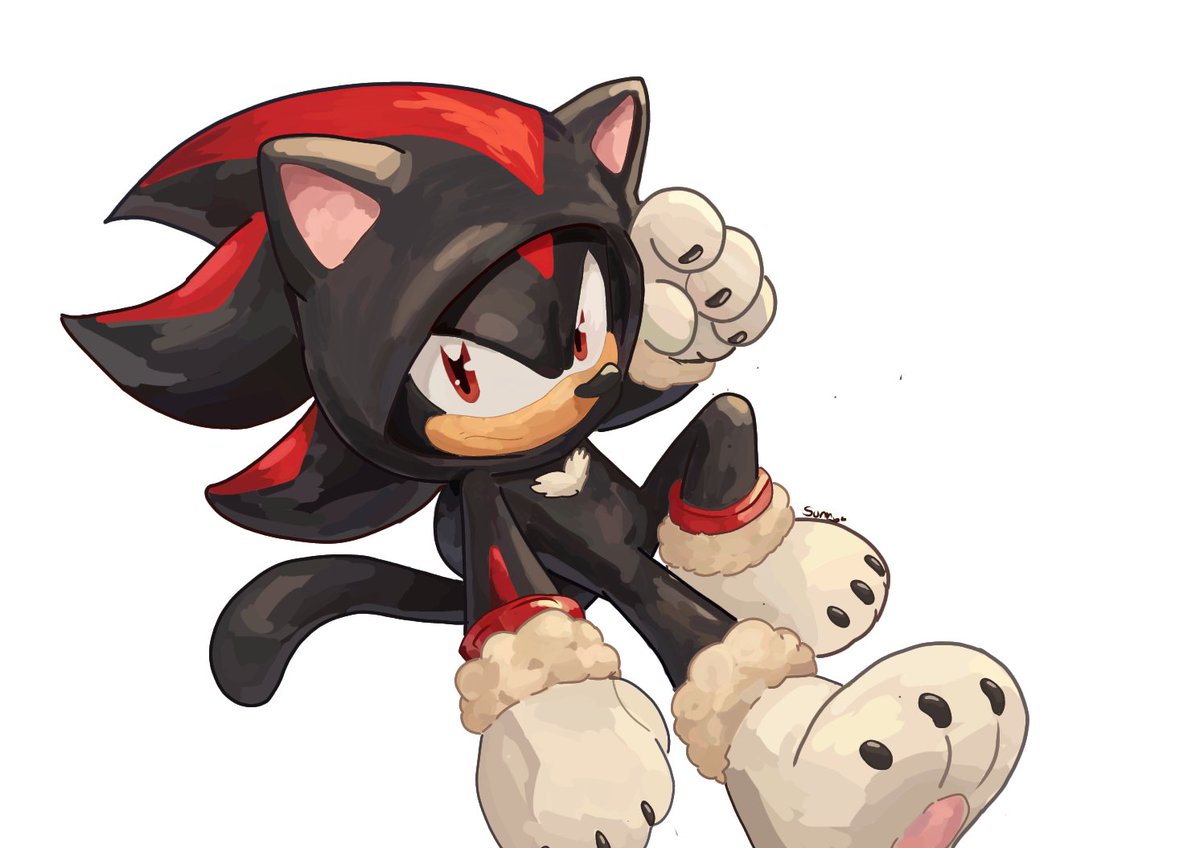 Sunlys_00esel's tweet photo. Shadow's Sonic Rumble design is so adorable... I had to draw him! 🌟

#ShadowTheHedgehog  #Sonic #FanArt  #DigitalArt  #Artist #SonicFanArt https://t.co/snyZd8CcFT