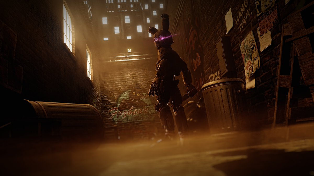 TrioTroublesome's tweet photo. Found in the Alley...

A render i made a little while ago for fun in blender :3

Springtrap: @NovaBandit0 
Alley map: @MonsteModels 

#fnaf #fnaf3 #fnaf6 #springtrap #blender https://t.co/y8xtEsthxb