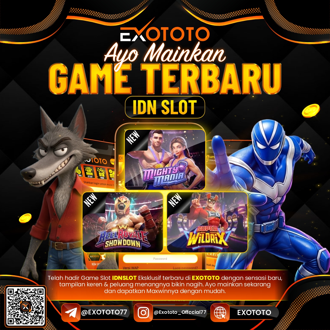EXOTOTO_88's tweet photo. 🚨 GAME BARU TELAH HADIR DI EXOTOTO! 🚨
🔥 Telah hadir di EXOTOTO game terbaru di provider IDNSLOT!🔥
#exototo
#gameterbaru
#newgame https://t.co/OlkqETYVGd