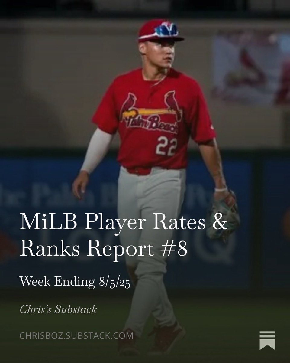 ChrisBzozowski's tweet photo. Former Bozzy Baseball Rates &amp; Ranks Cover Athlete, JJ Wetherholt signs 8 year extension with the Cardinals!! Stay ahead of the curve with Bozzy Baseball. #Bozball https://t.co/aIGcrZVxBM