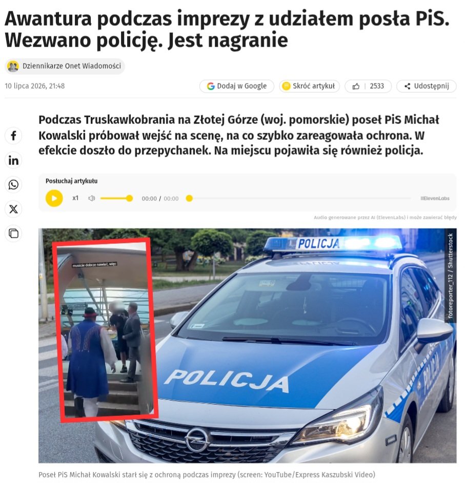 DeBest539800's tweet photo. Kasta @pisorgpl nie zaproszona,postanowiła wejść ze swoją słomą w butach na imprezę .... https://t.co/rc0yQVx06v