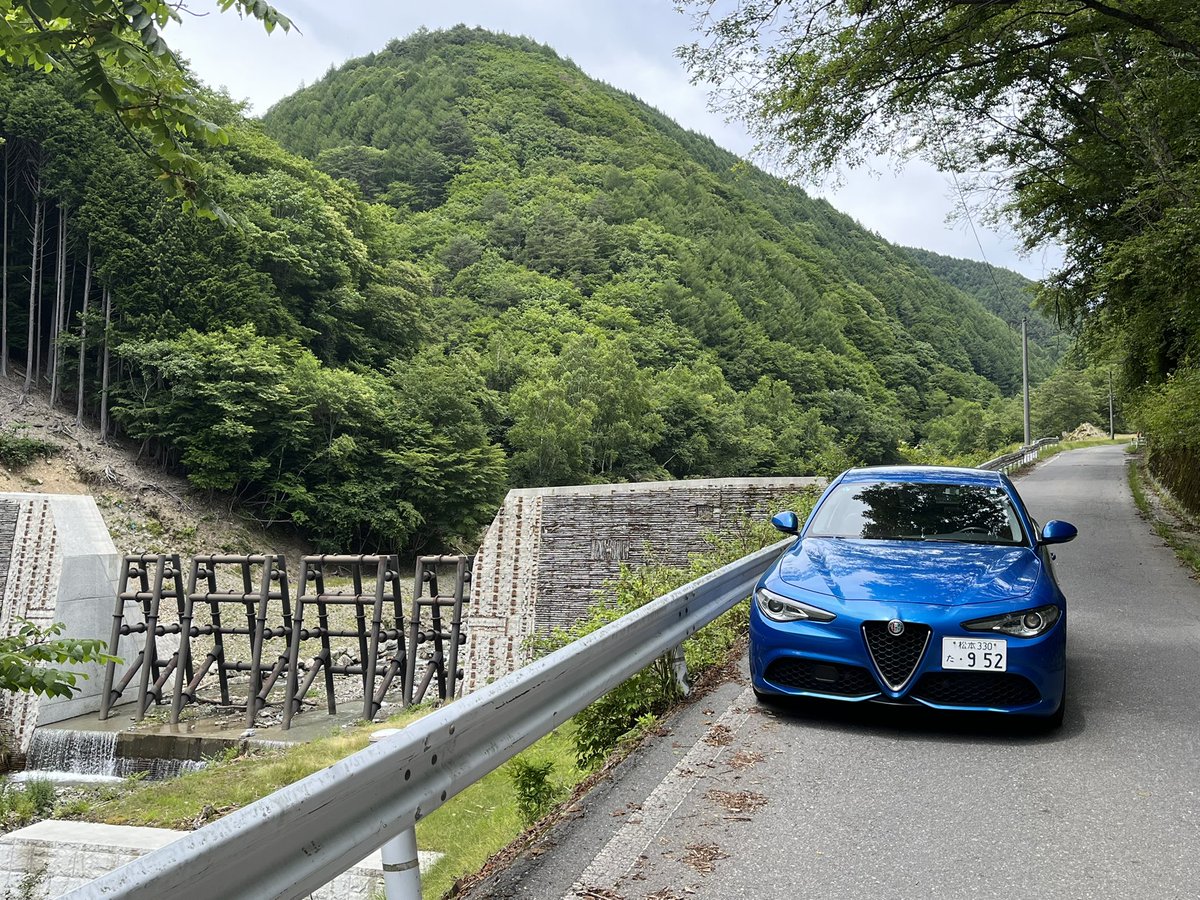 selmer147's tweet photo. 近くの山道を流す
窓オープン天然のエアコン気持ちいい
下界との気温差5deg.
途中停まった路傍にクラフトジンを想わせる爽やかな香りがしたけど、何の木だったのかなぁ https://t.co/RXL6UKEs2e