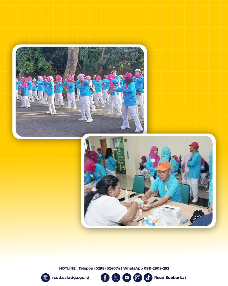 rsudsoebarkat's tweet photo. Bertempat di Aula Bhineka Husada RSUD dr. Soebarkat Tjitrodarmodjo (RSDS), Dinas Kesehatan Kota Salatiga bekerja sama dengan RSDS menyelenggarakan Seminar Hasil Skrining Kesehatan Lansia yang diikuti oleh peserta dari Komunitas Eyang Sayang. https://t.co/NshEt3tQOS