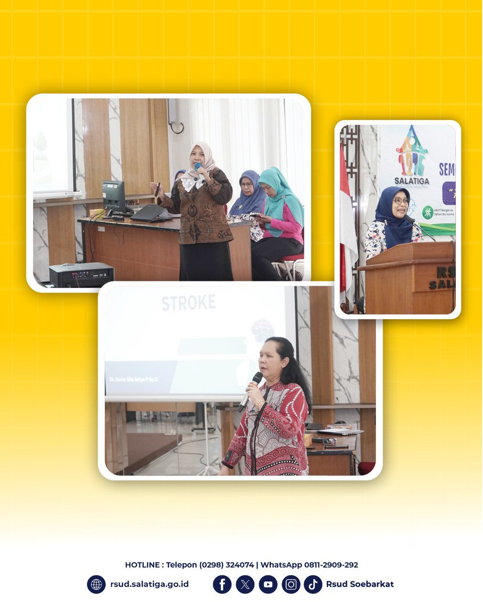 rsudsoebarkat's tweet photo. Bertempat di Aula Bhineka Husada RSUD dr. Soebarkat Tjitrodarmodjo (RSDS), Dinas Kesehatan Kota Salatiga bekerja sama dengan RSDS menyelenggarakan Seminar Hasil Skrining Kesehatan Lansia yang diikuti oleh peserta dari Komunitas Eyang Sayang. https://t.co/NshEt3tQOS