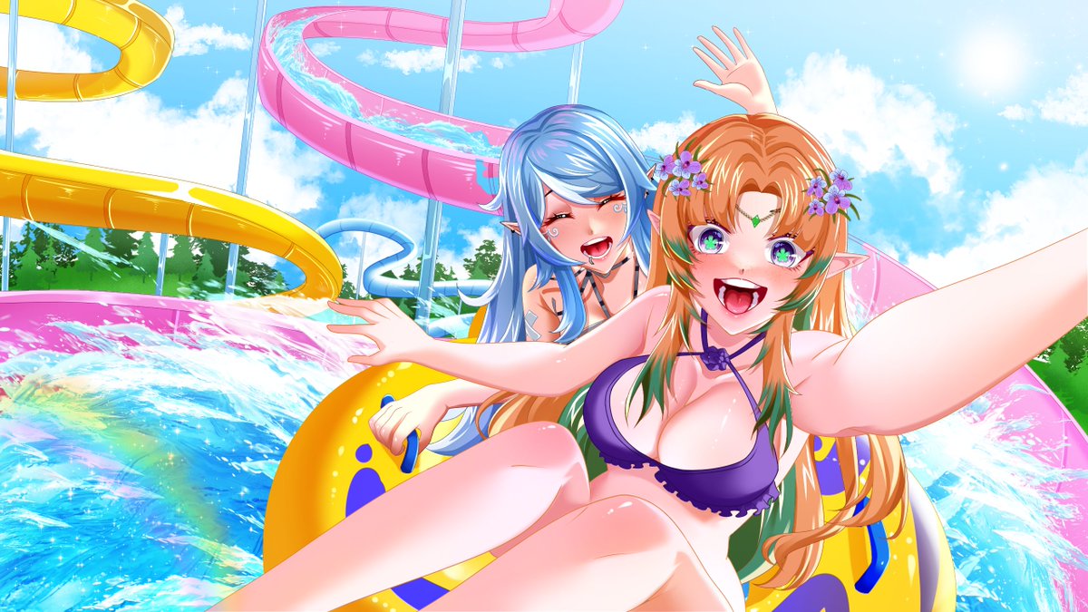 Showann2706's tweet photo. Summer vibes never get old. ☀️
Where would your OC spend their perfect summer???

tysm for trusting me @kyssieVT ❤️
#VGenComm #VTuber https://t.co/ovARuzK24V