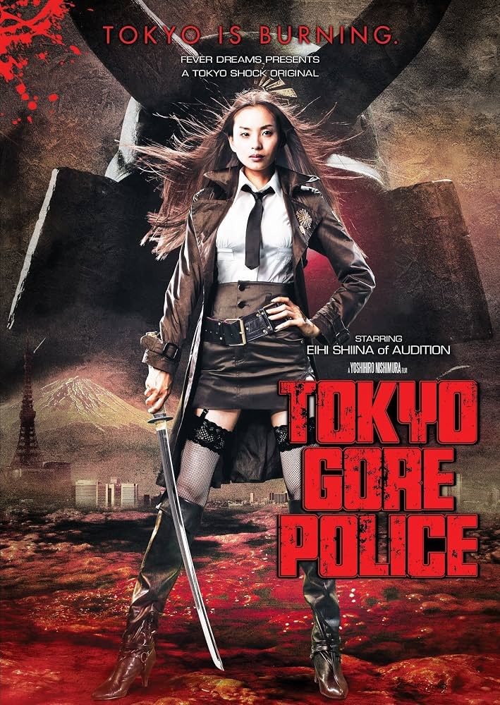 tenchi24's tweet photo. I was at the world premiere of this movie at fantastic fest #TheLastDriveIn #tokygorepolice https://t.co/4mdB1w8FwF