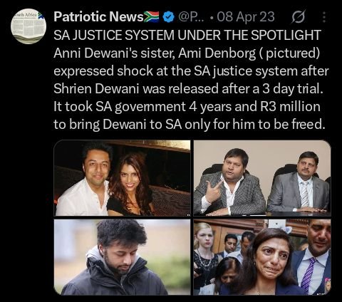 PatrioticMedia1's tweet photo. SOUTH AFRICA: A HIDING PLACE FOR FOREIGN CRIMINALS 
A Zimbabwean fugitive who is wanted in the UK for the murder of his wife and 2 children was found hiding in a relative's house in guess which country. SA has become a safe haven for all foreign criminals. https://t.co/oySYTXEPzI