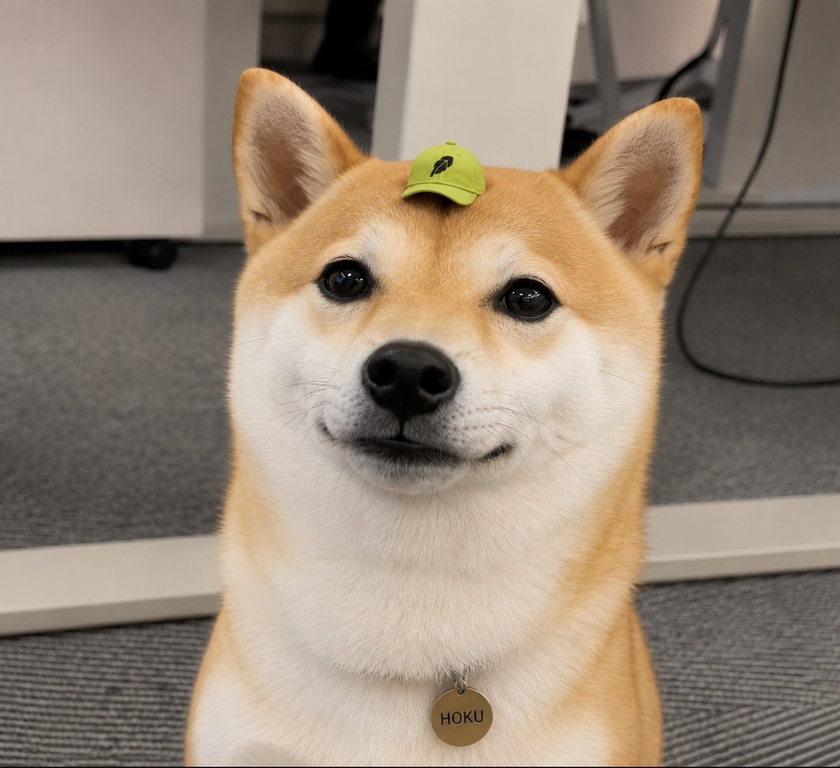 rhmicrocap's tweet photo. Kitsu looks better with a tiny cap https://t.co/i63DF9kFOi