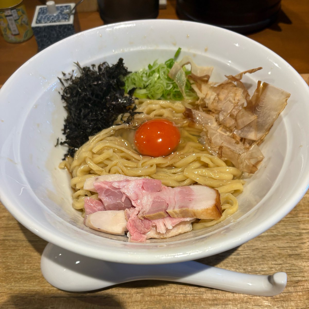 Neoblast87's tweet photo. からの久しぶりのご対麺(鶏そぼろご飯目的🤤) https://t.co/Sktr3Kmxhg