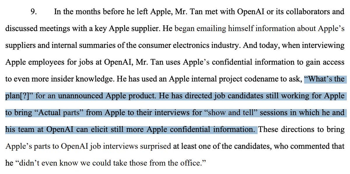 Apple Sues OpenAI Over Alleged Trade Secret Theft