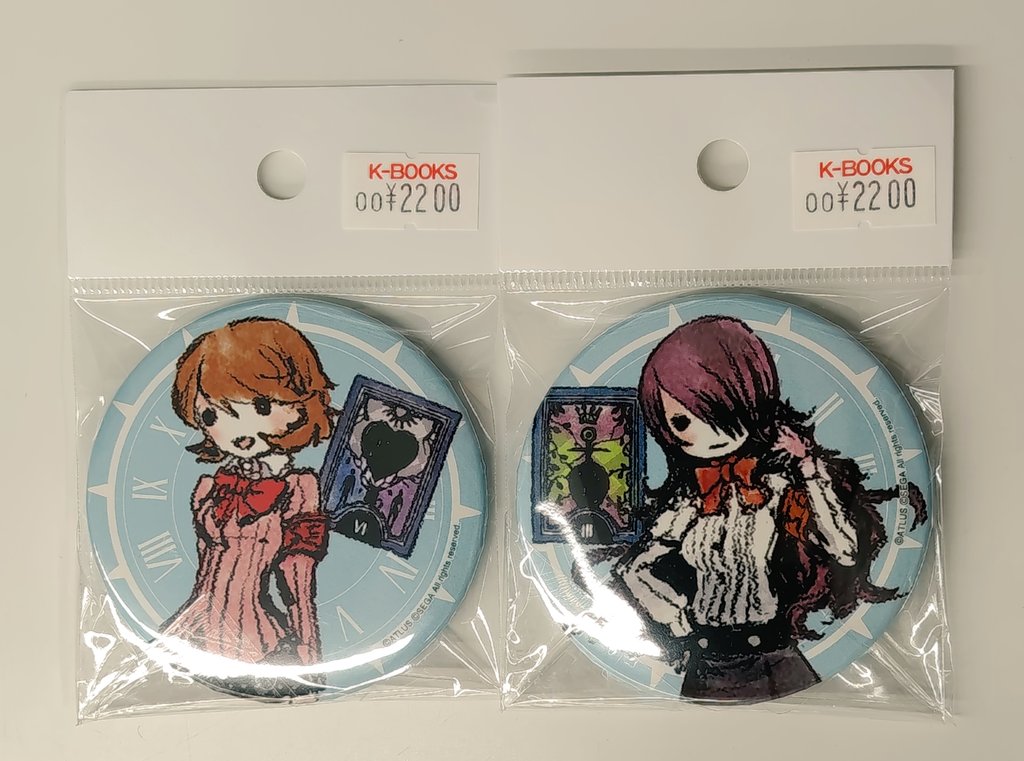 入荷情報】 ペルソナ3 グラフアート 缶バッジ ゆかり 美鶴 入荷しま
