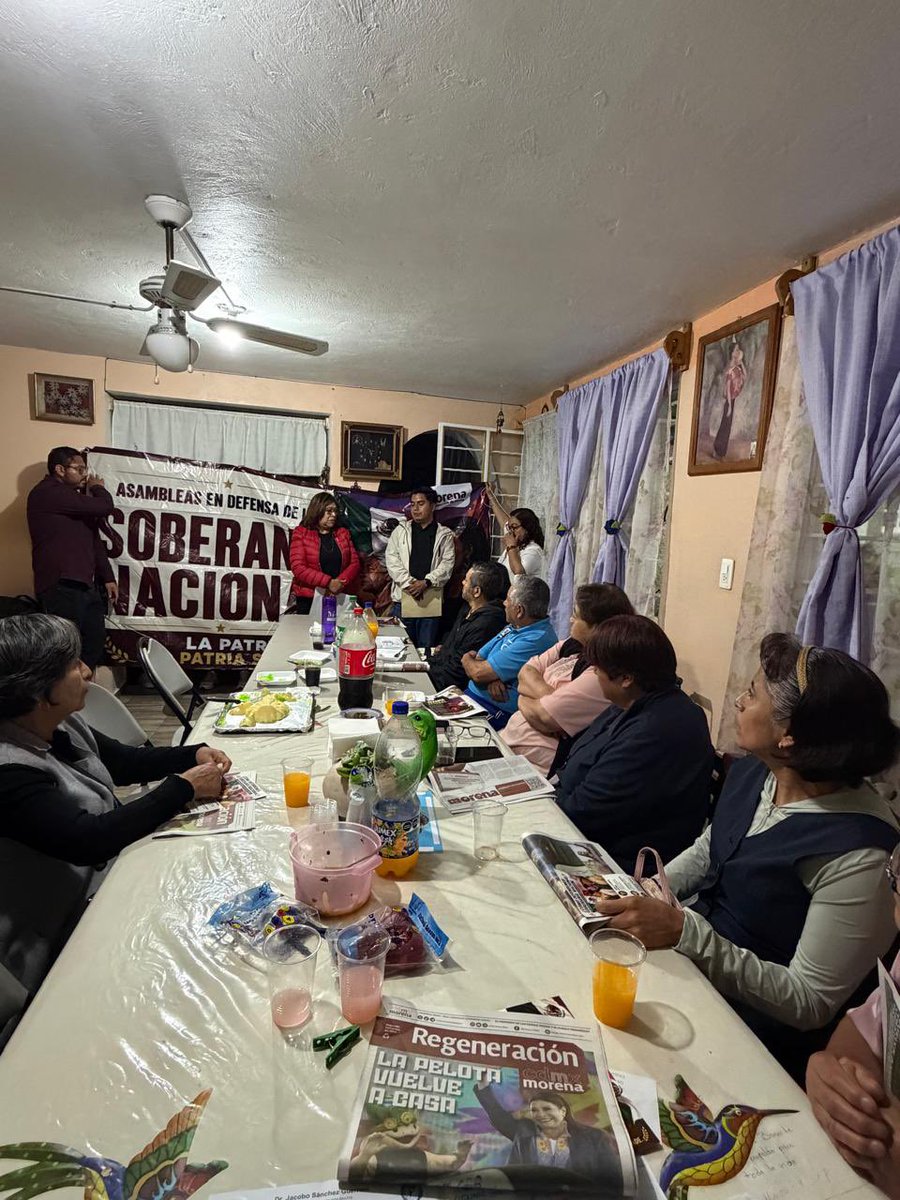 LetyHaroCDMX's tweet photo. El día de hoy llevamos acabo la asamblea de la soberanía con vecinas y vecinos de Tlalpan dialogamos sobre la importancia de defender nuestra soberanía nacional.🇲🇽

Porque el futuro de México lo decidimos las y los mexicanos, con unidad, dignidad y amor por nuestra patria. Seguiremos informando, escuchando y fortaleciendo la participación de nuestra comunidad para defender lo que es de todas y todos.
.
.
#diputadalocal #LetyHaro
#DefensadelaSoberania