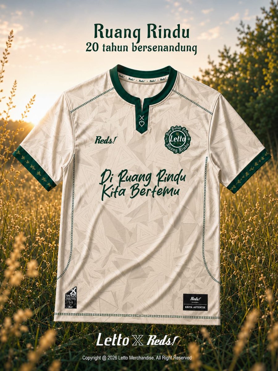 PatubMbel's tweet photo. Sebagai band, dan penyuka bola tapi anti federasi, kami luncurkan ini, Jersey official merchant merayakan 20 th Ruang Rindu. Limited ming satus cah. Apa yo kowe ora pengen??
Tuku di https://t.co/hzUmQjWG5K https://t.co/wXa3vEFmMg