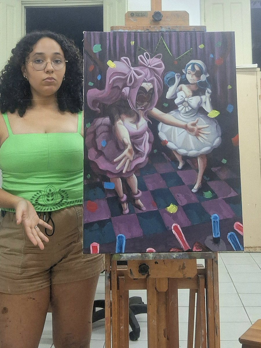 reismariart's tweet photo. I PAINTED THE MIZISUA ZOMBIE GIRLS IN STAGE

@Official_ALNST @vivinos https://t.co/ARSoPmVgOb
