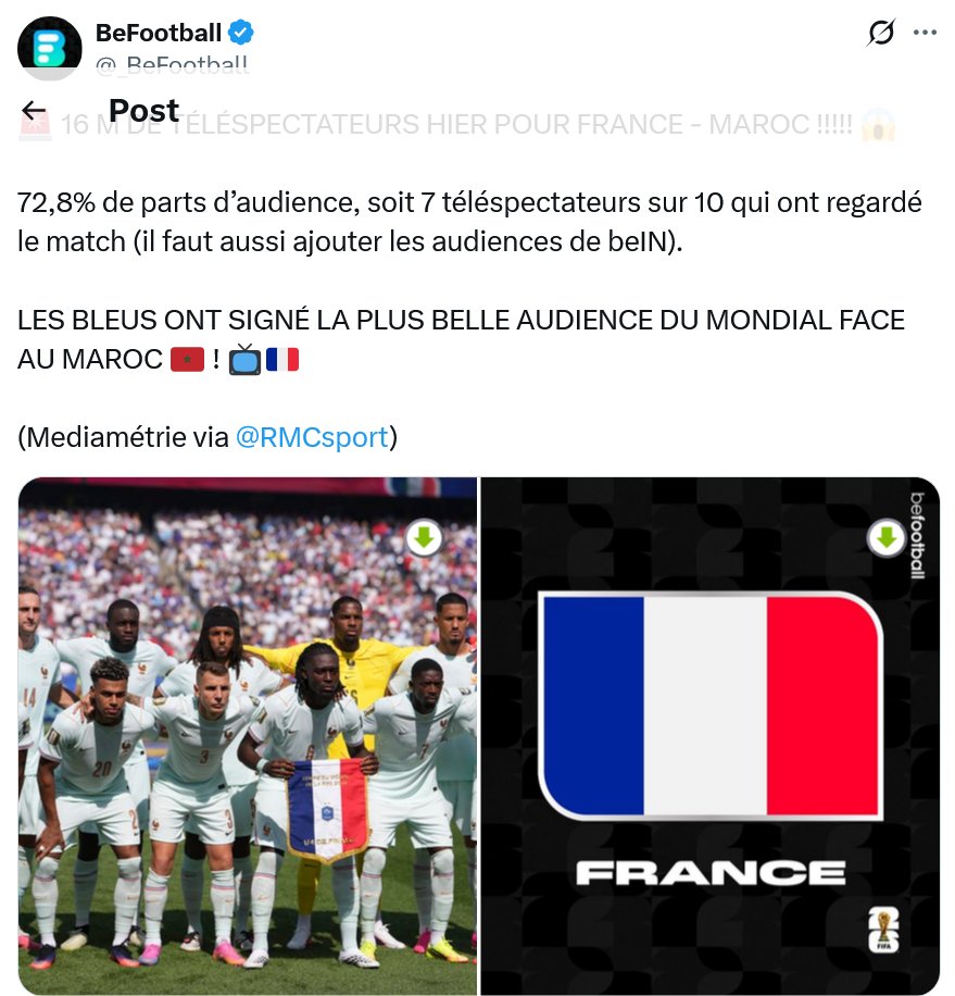 Nihility95's tweet photo. @pegobry_en Are the "French people" in the room with us? Why do you guys systematically project your circlejerks onto the rest of the population? The national team is clearly popular. And the likes of Zidane, Mbappé and Griezmann make the yearly list of fave French public figures every time. https://t.co/EAsrrkUAgr