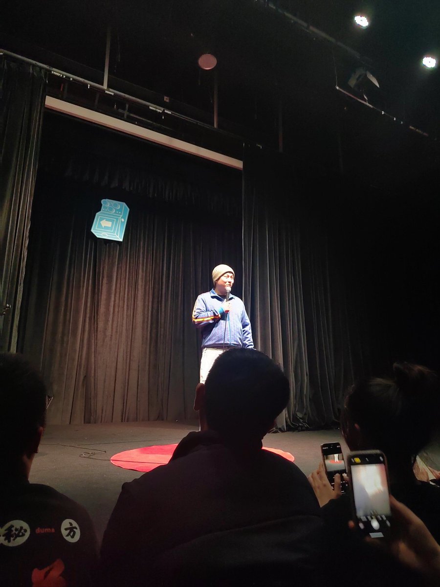 atreafibolt's tweet photo. Just got roasted so hard at the comedy show I laughed so hard I spilled my coffee—worth every cringe, the opener’s got jokes sharper than my ex’s text filters.  #ComedyNight https://t.co/xTfUsZEZMN