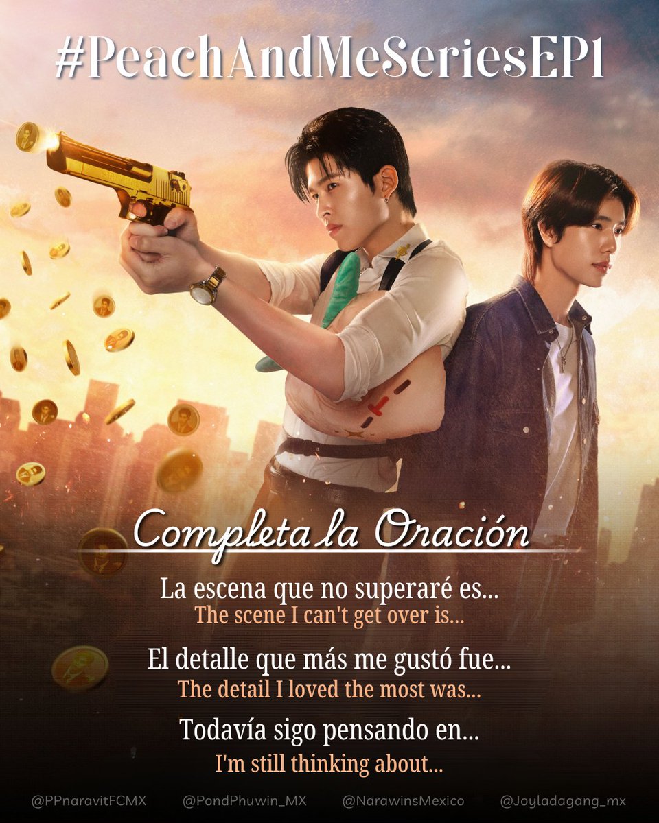 PPnaravitFCMX's tweet photo. Completa la frase... № 6 ♡
¡Queremos ver sus mejores respuestas! Completen la frase y sorpréndannos con su ingenio.

#PeachAndMeSeriesEP1 https://t.co/yPcWcf26XM