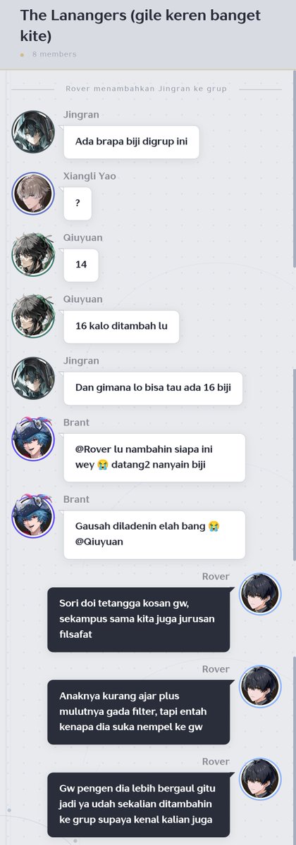 wuwamfs's tweet photo. Wuwa! // Biji
The Lanangers No. 15 😎 
The Lanangers kedatangan anggota baru 😼 semoga menghibur~ 🙏
https://t.co/etEFTL6dLz